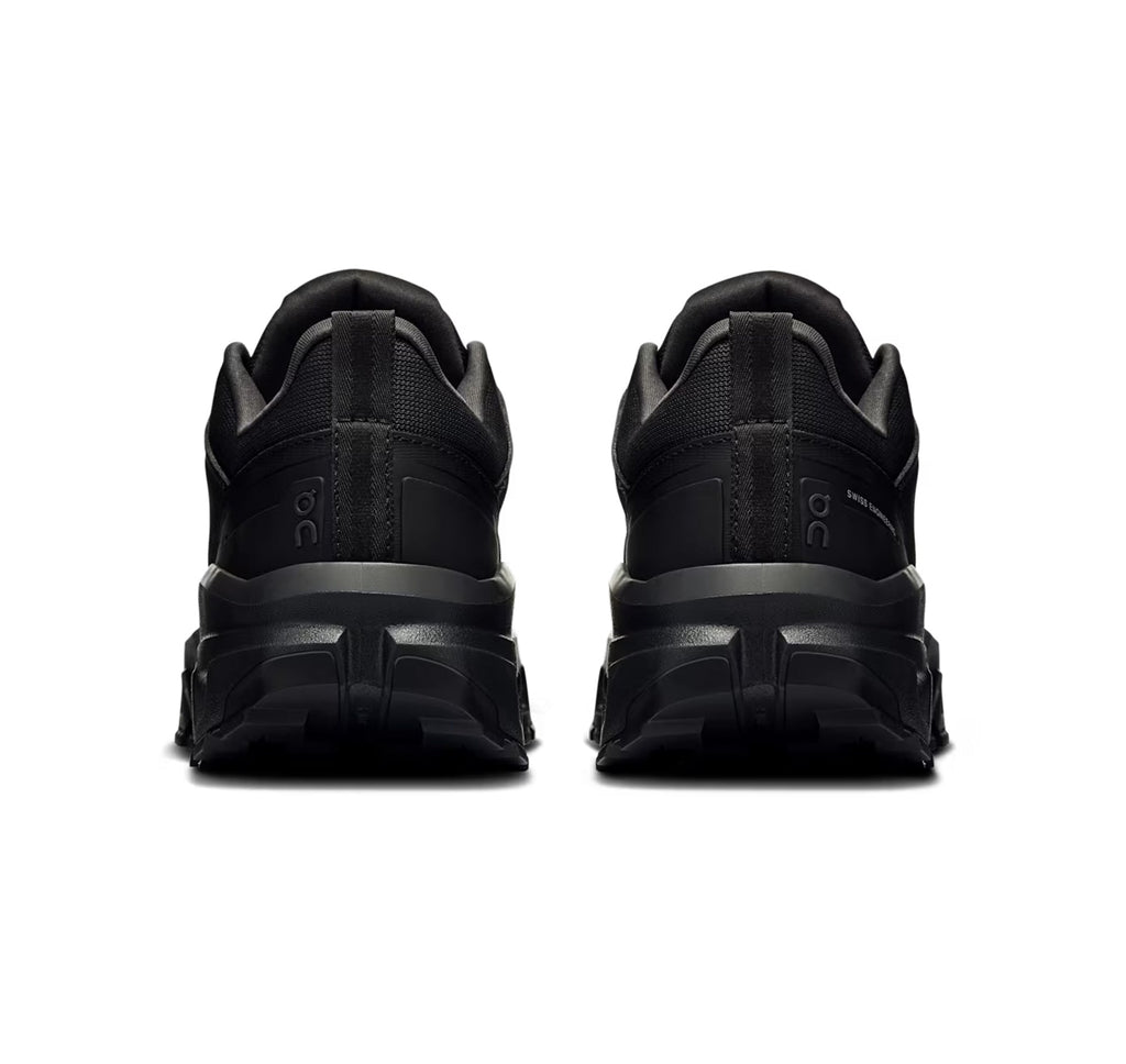 On Women's Cloudrock Low Waterproof Black Hiking Shoes