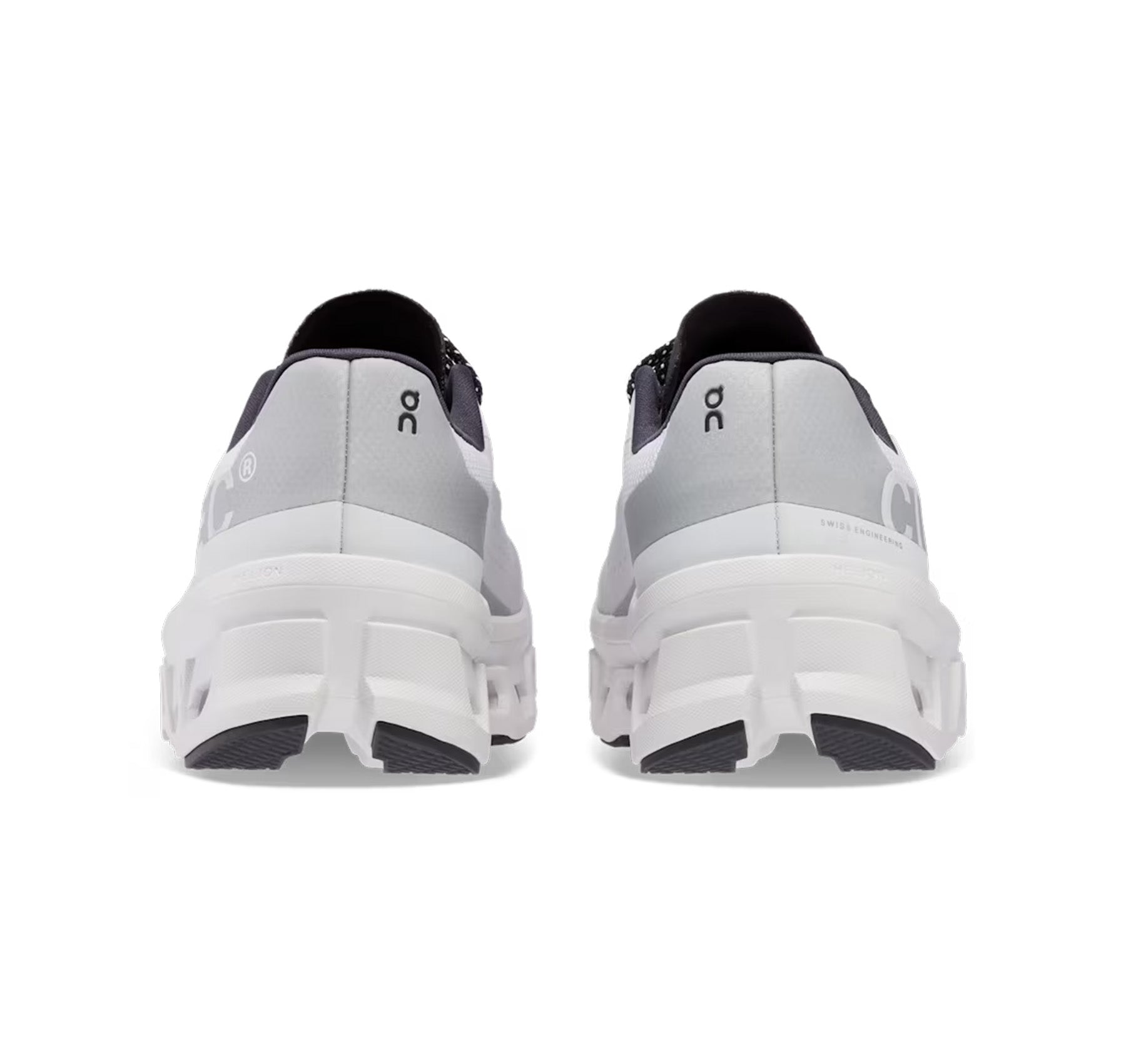 On Men's Cloudmonster All White Running Shoes