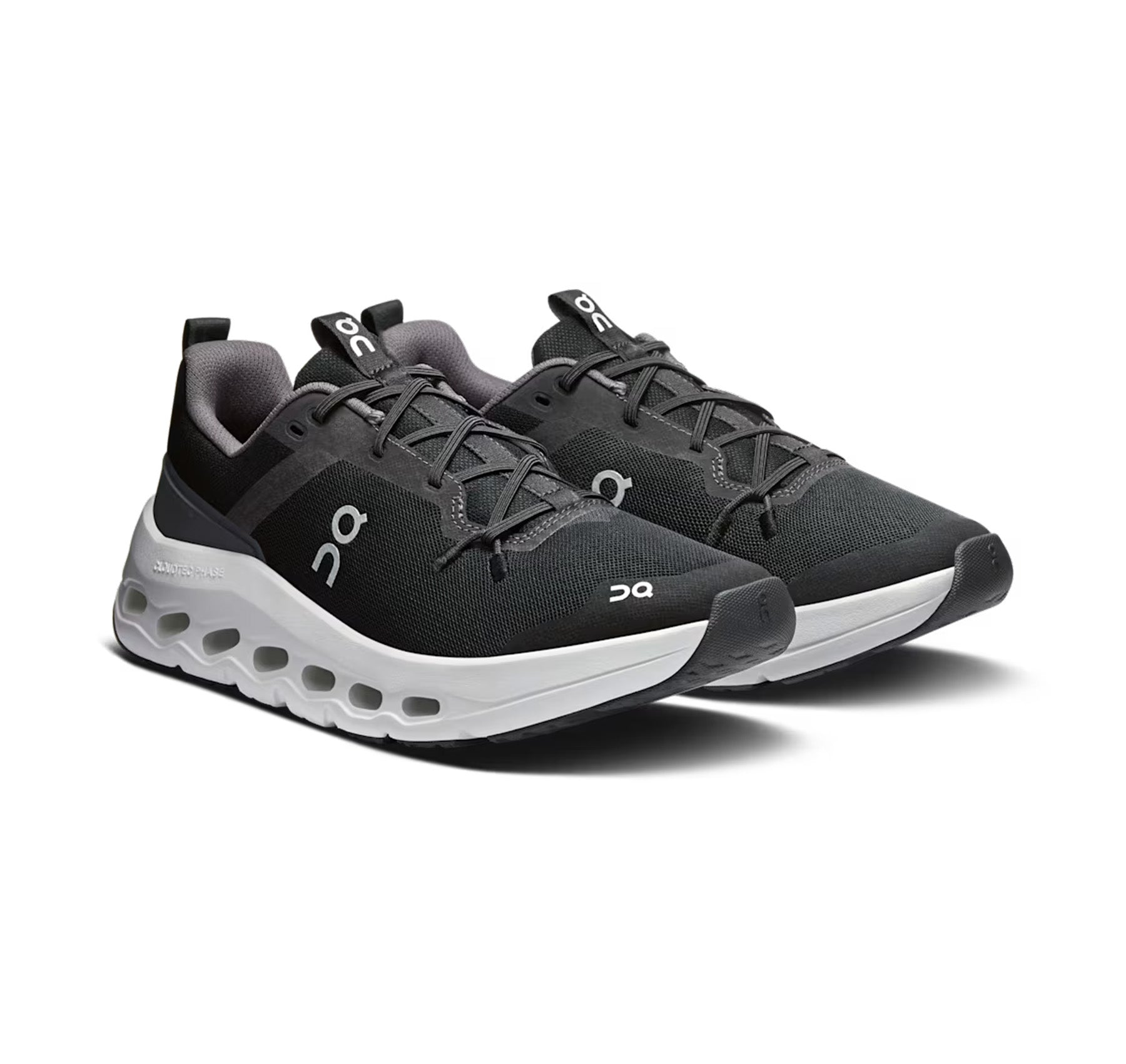 On Big Kids' Cloudleap Black/White Athletic Shoes