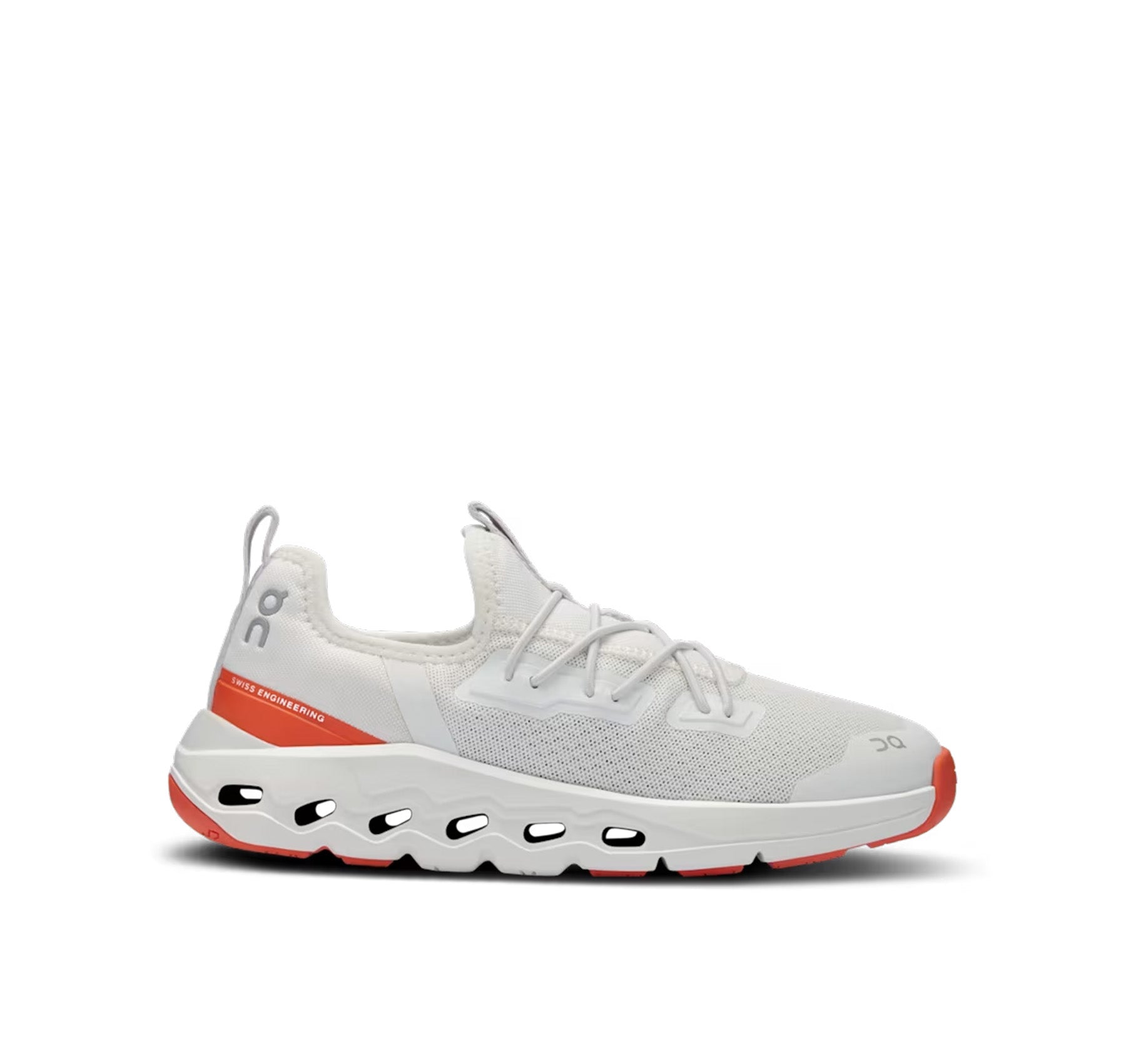 On Little Kids' Cloudleap Ivory/Flame Athletic Shoes