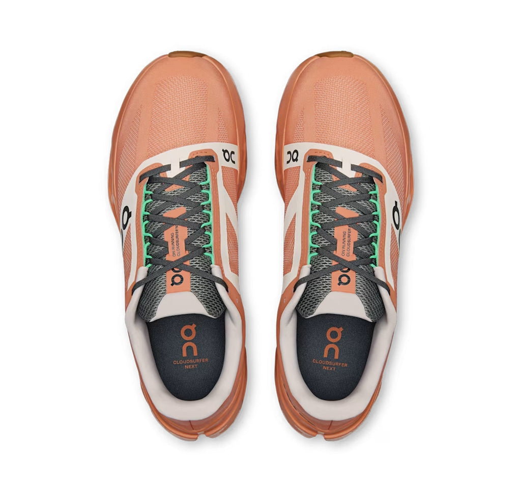 On Women's Cloudsurfer Next Z5 Canyon/White Running Shoes