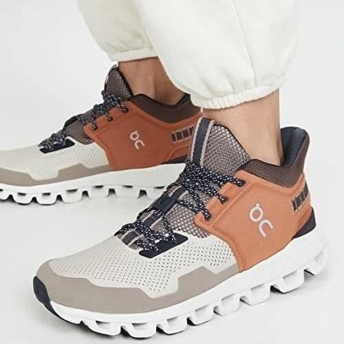 On Cloud Hi Edge Orange Lifestyle Sneakers