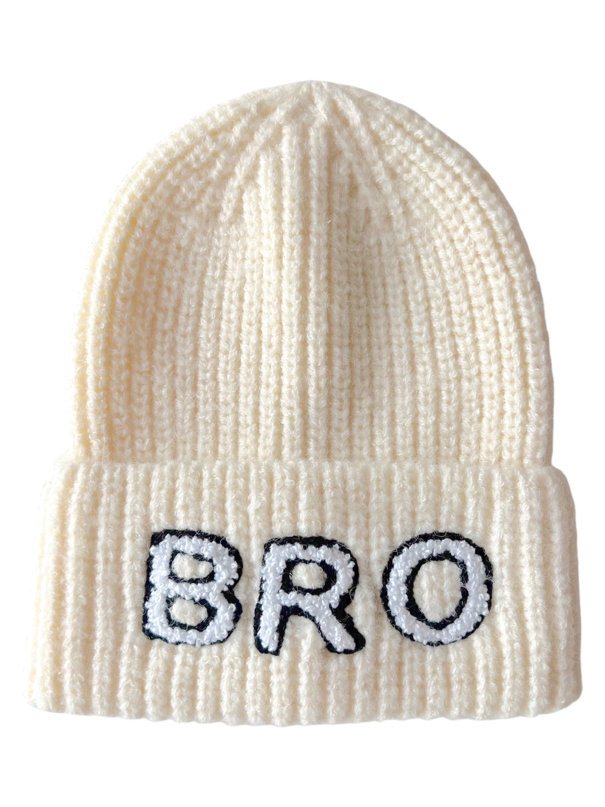 Bro Knit Hat, Ivory