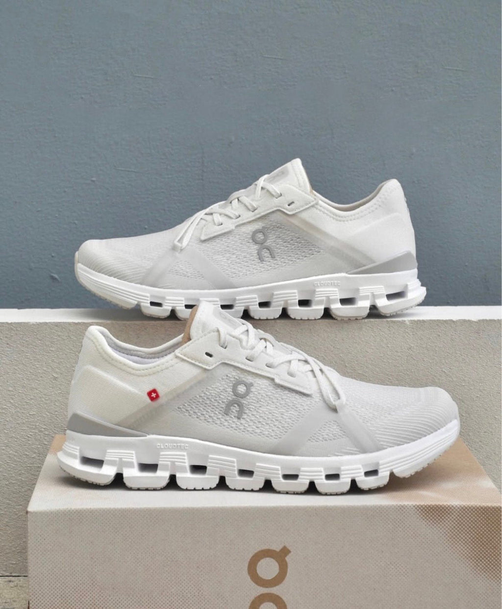 On Cloud X 4 AD White Wolf Training Shoes
