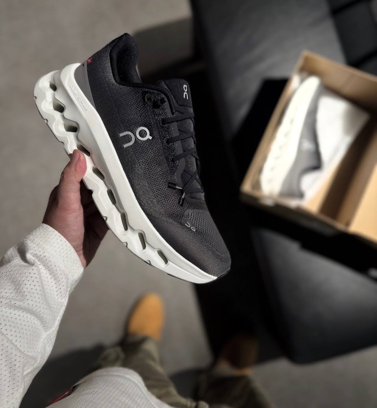 On Cloudtilt Black Asphalt Lifestyle Sneakers