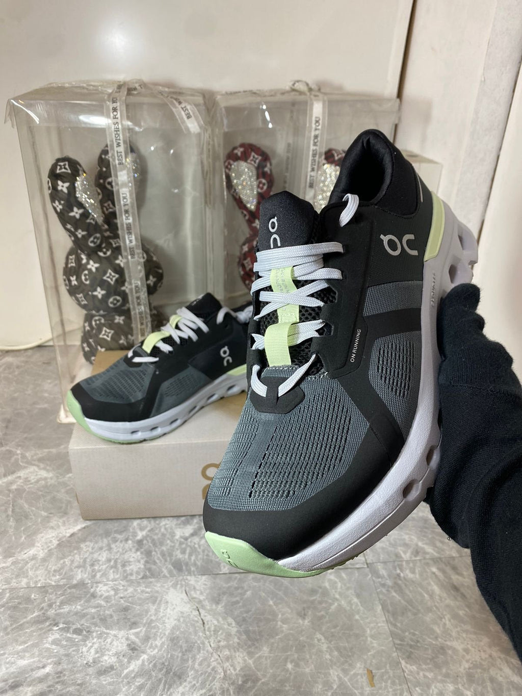 On Cloudrunner 2 Shadow Lima Running Shoes