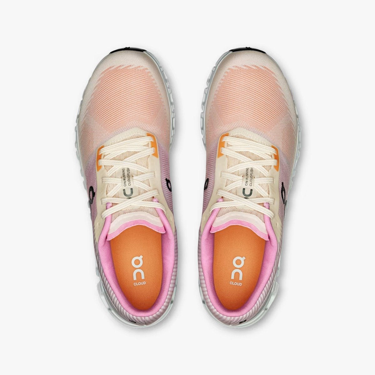 On Cloud 6 Push Tangerine Raspberry Lifestyle Sneakers