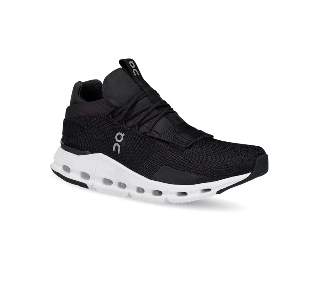 On Women's Cloudnova Phantom/White Lifestyle Sneakers