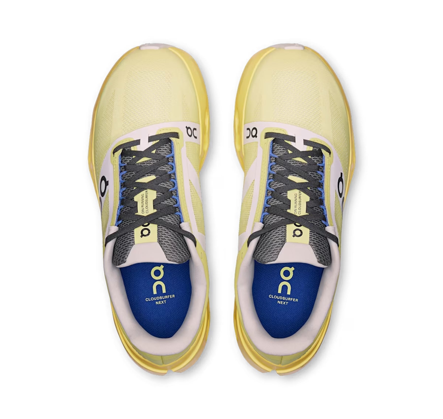 On Women's Cloudsurfer Next Z5 Limelight/White Running Shoes